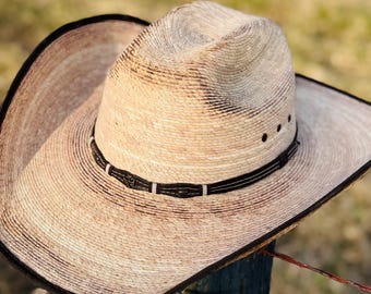 NWOT Hard Woven Lanning Belleville Cowboy Hat Lanning Belleville Mens Panama Cowboy Hat Size 7 Size 56cm  main image 3