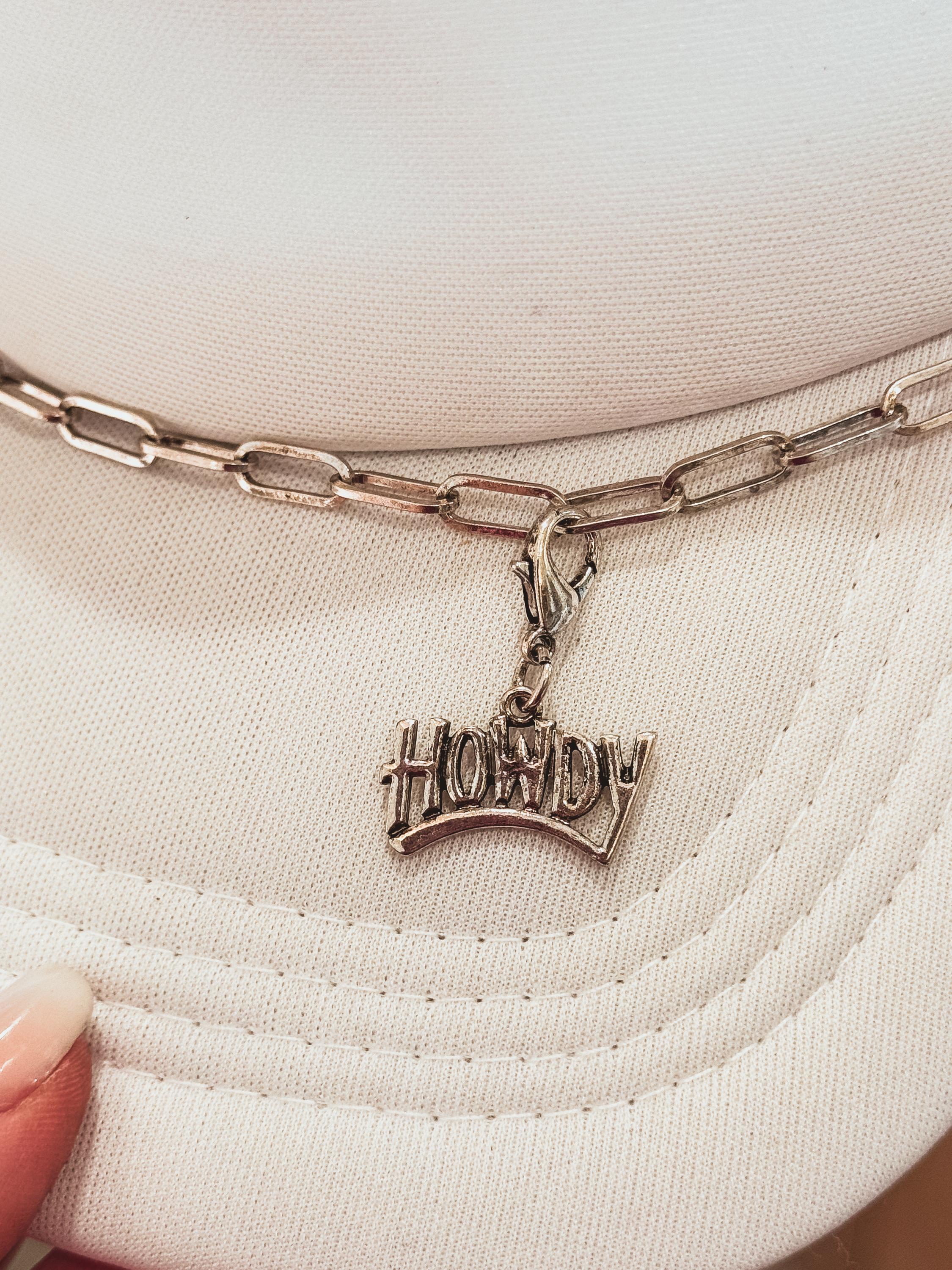 Custom made Howdy hat with removable chain Howdy Hats — Shop Camp Wonderland! — Camp Wonderland  main image 2