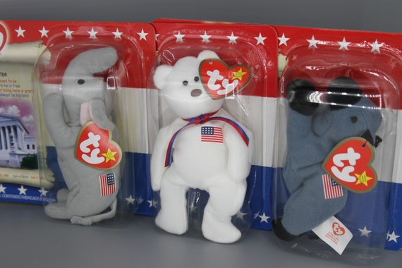 liberty the bear beanie baby 1996
