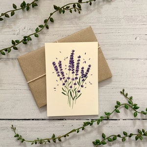 Lot de 6 cartes postales Collection botanique de fleurs sauvages Pack de cartes de correspondance aquarelle Nature illustrée Cartes d'art florales A6 Mini impressions image 5