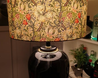 William Morris Golden Lily lampshade available in 20cm, 25cm, 30cm, 35cm and 40cm diametre