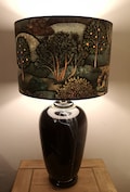 Apple meadow velvet lampshade product logo