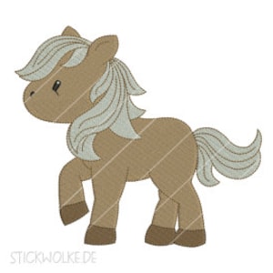 Embroidery file pony full embroidery
