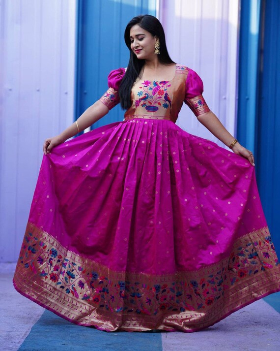Indian Handmade Banarasi Silk Jacquard 