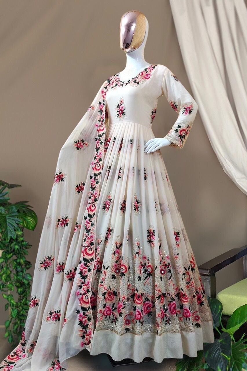 Party Wear Designer Heavy Embroidery 