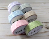 MT Masking Tape, Japanese Washi Tape, Pastel Decorative Tape for Bullet Journals Planners, Embellishment for Scrapbooking Gift Wrap Crafts