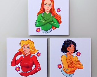 Secret Spy MINI PRINTS // secret spy girls art print
