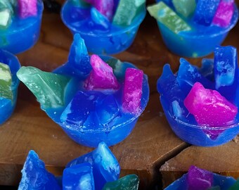 Unique Fresh Scented Blue Wax Melts (pkg. of 10)