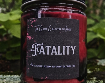 Fatality Beeswax Candle | Mortal Kombat Inspired | Gamer Collection