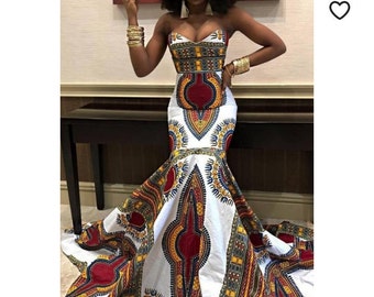 African Wedding Dress Etsy