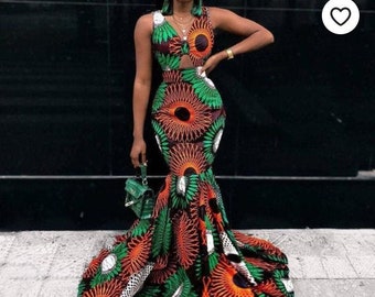 African clothing for women /african fashion / African traditional wear / aftican prom dress / Ankara dress/ African wedding dress /african