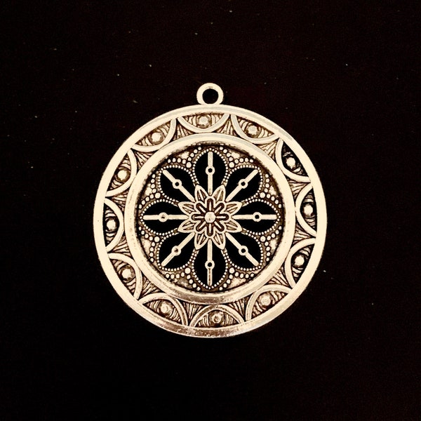 Large Metal Pendant Etsy