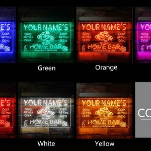 Single color LED neon sign