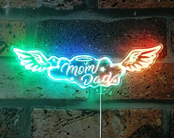 ADVPRO Dragon Flying in the Sky RGB Dynamic Glam LED Sign - Forma tagliata a bordo - Decorazione 3D intelligente - Segnaletica multicolore st06s66-fnd- i0014-c