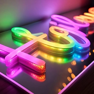 Benutzerdefinierte Name LED Neon Schild | Personalisiert für Hochzeit, Geburtstage, Jubiläen & Feiern