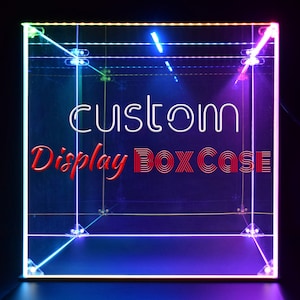 Fully Customized Design Your Own Personalized Any Logos Graphics Words Design Scenario Display Box Model Figure Display Box Case Gift dc3-tm