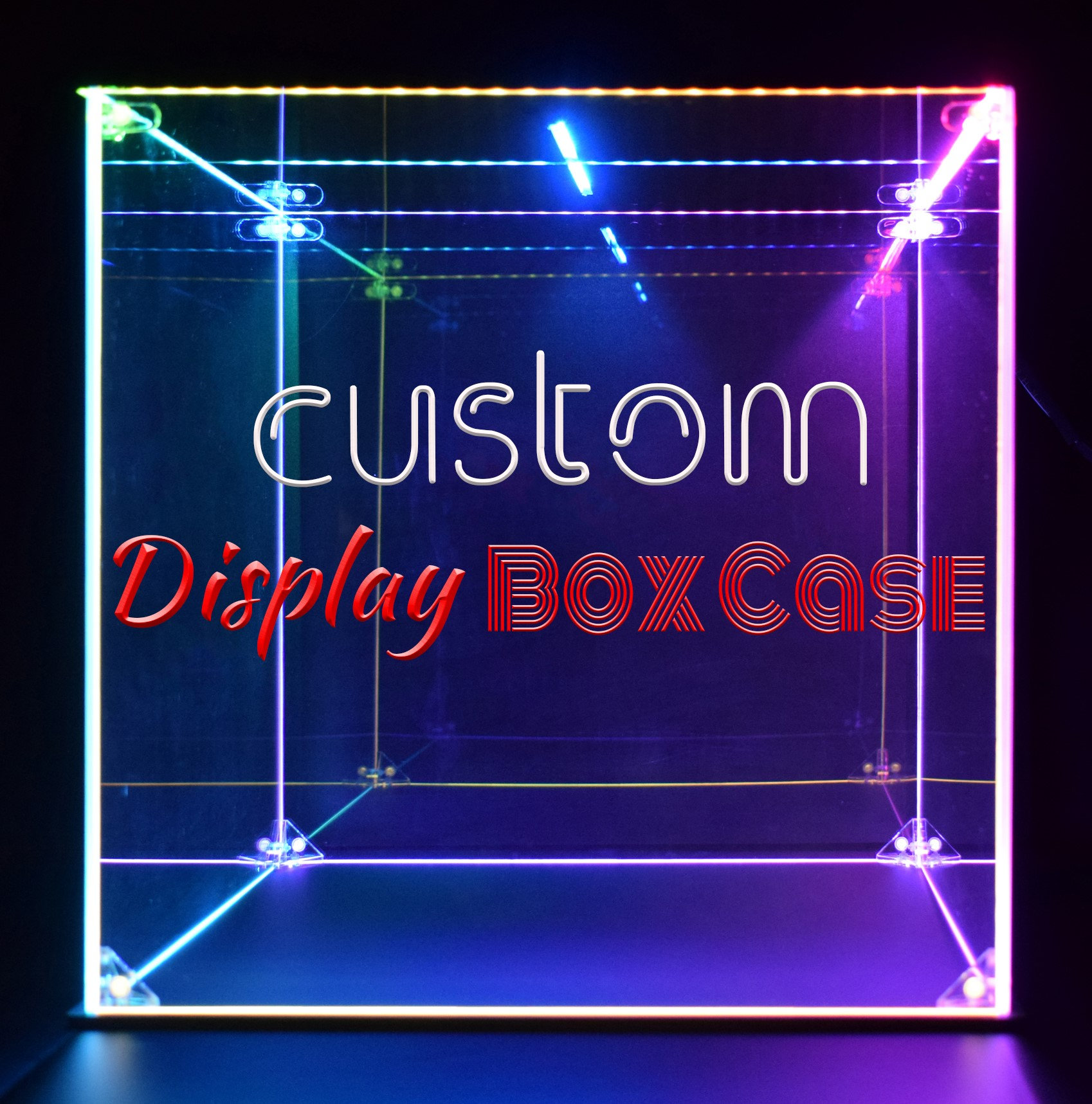 Fully Customized Design Your Own Personalized Any Logos Graphics Words Design Scenario Display Box Model Figure Display Box Case Gift dc3-tm