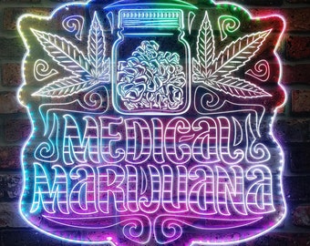 Dispensário de maconha medicinal Bem-vindo Open RGB Dynamic Glam LED Sign - Corte na borda Decoração de parede 3D inteligente Multicolor st06-fnd-i0049-c
