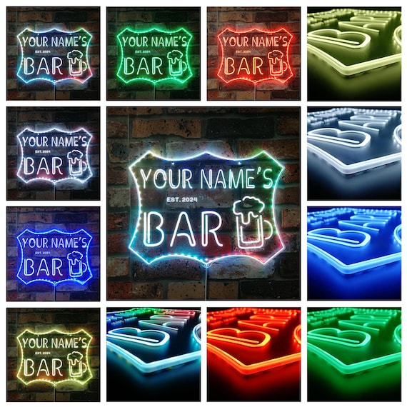 Insegna Neon LED Birra - Luci Da Parete USB Per Bar, Casa E Feste, Batteria O Alimentazione - Foto 9