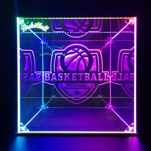 Basketball Player Basketball Shoes Personalized Your Name Scenario Display Box Model Figure Display Box Case dc3-i0014-tm