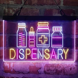 Dispensary Store Medical Tri-color Led Neon Sign st9-i3205