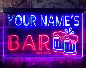 Personalized Neon Bar Signs Off 65