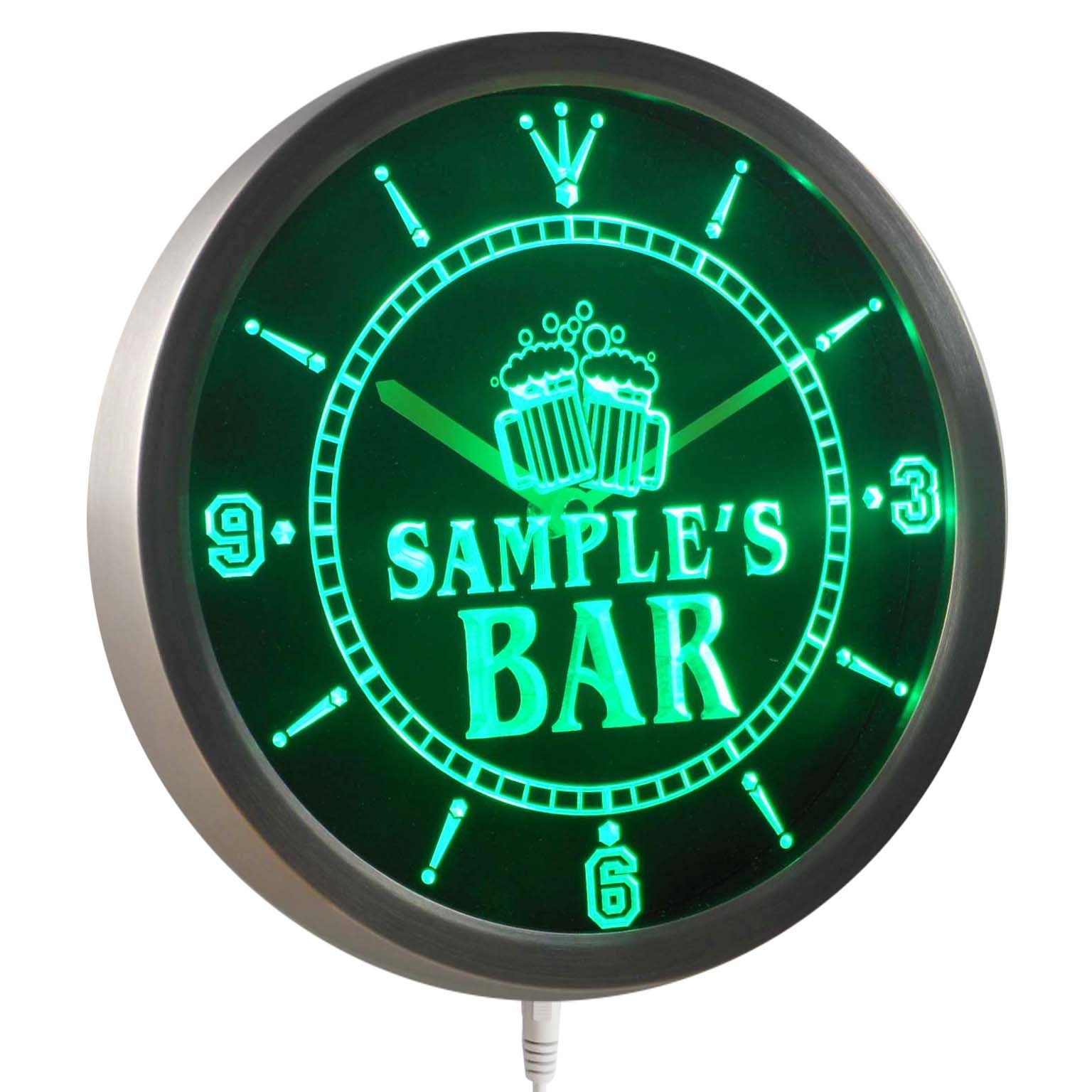 Name Personalized Custom Home Bar Beer Mugs Cheers Neon Sign LED Wall ...