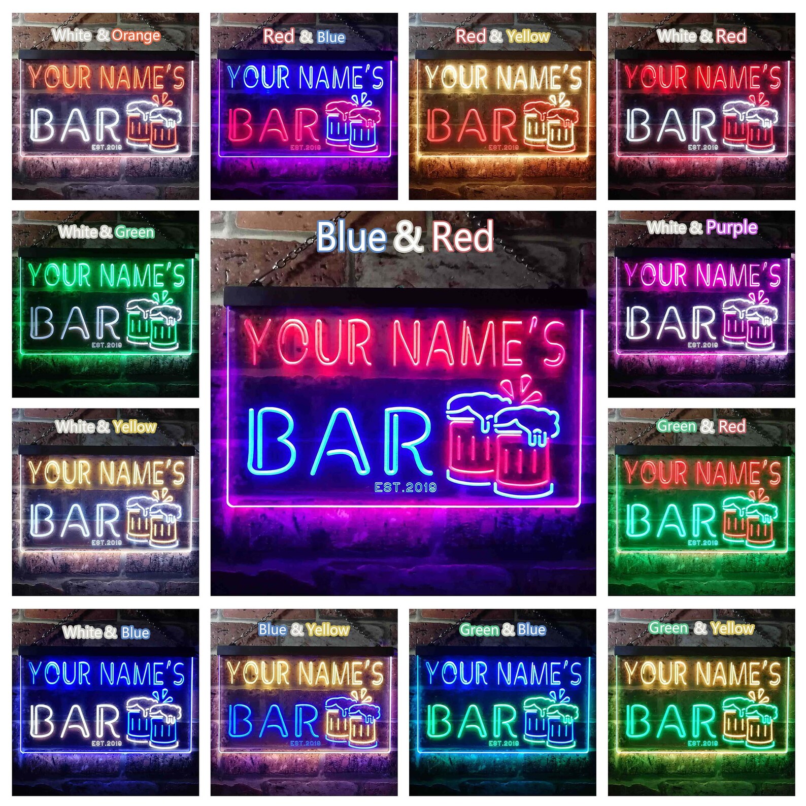 Sunoco Bar Pub beer club LED enseigne lumineuse néon cadeau décoration maison