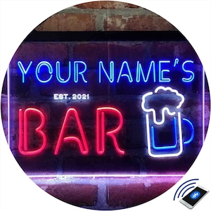 Personalizado Pub Club Den Cabin Beer Home Bar Tri-Color LED Neon Light Sign Unique 3D Engraved Art Decor Customize Name Man Cave st9-pv1-tm
