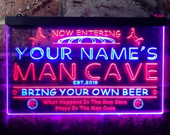 Personalized Your Name Est Year Theme Basketball Man Cave Sport Bar Dual Color LED Neon Sign st6-qc1-tm