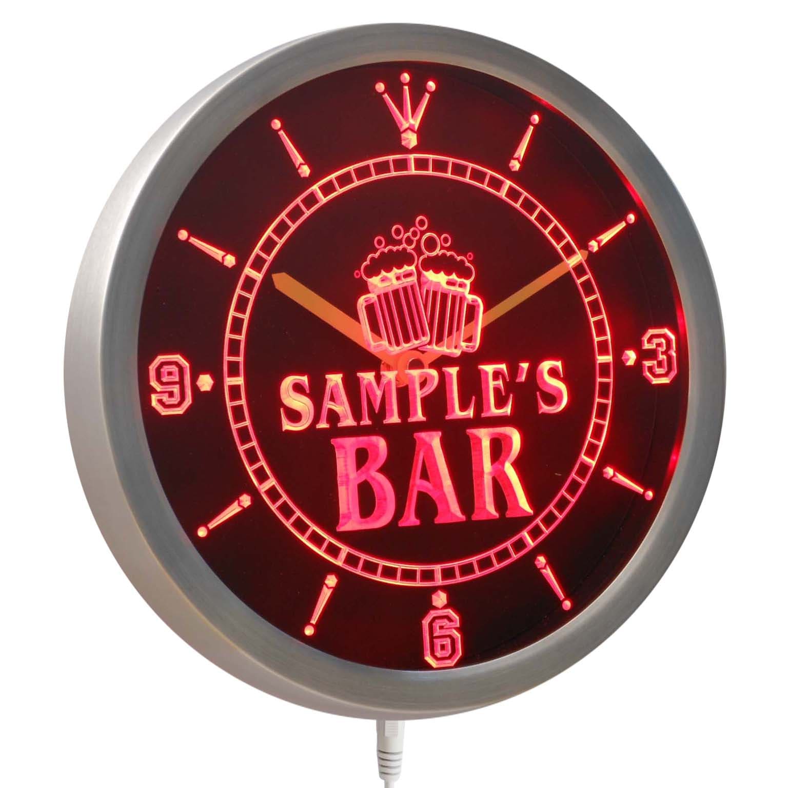Name Personalized Custom Home Bar Beer Mugs Cheers Neon Sign LED Wall ...