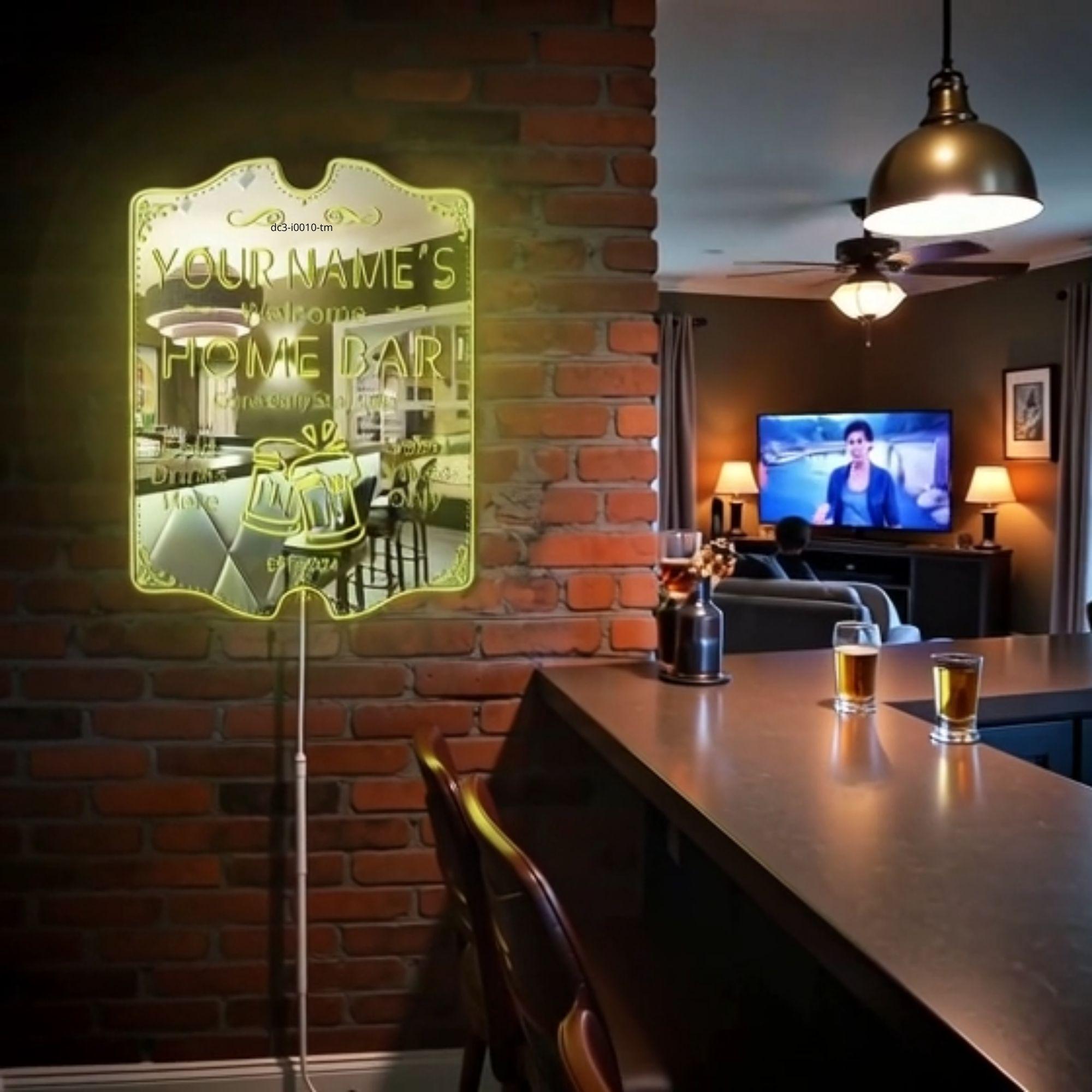 ADVPRO Custom Army Man Cave Neon Sign - Personalized Green LED Bar Sign 24x16 Inches - View #7