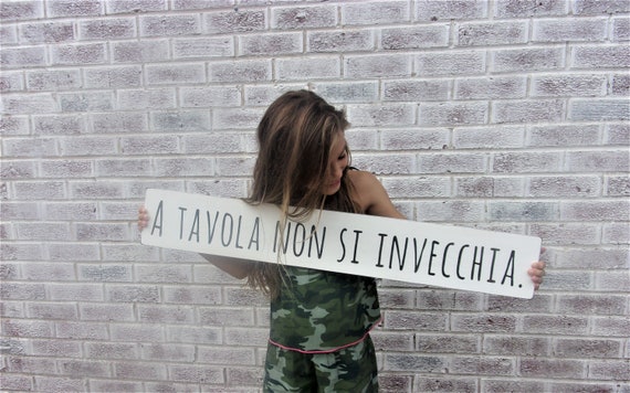 Italian Sayings Italian Kitchen Decor Tuscan Kitchen Decor Etsy