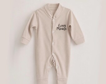 Keepsake Embroidered 100% Cotton Onesie | Newborn Coming Home Outfit | Rainbow Baby Gift | Baby Shower