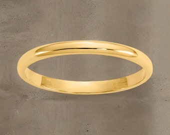 14k Yellow Gold Baby Ring / Band Size 3 Baby to Children Size - Gift Box Included