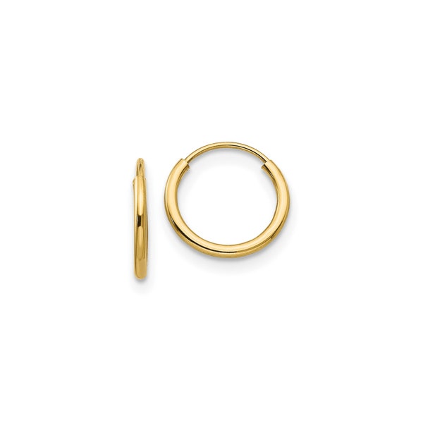 Gold Hoop Earrings Etsy