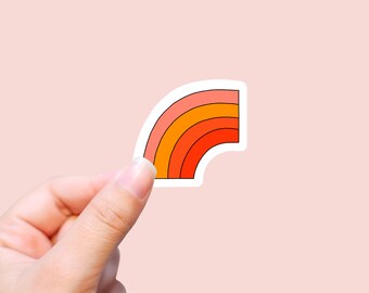 Lesbian sticker, Rainbow pride flag, LGBT, Gay stickers