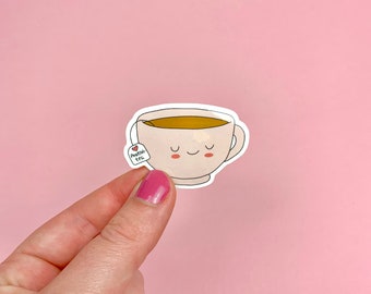 Positivi-tea Sticker | Mental Health Sticker | Mental Health Awareness | Laptop Sticker | Motivational Sticker | Inspirational Sticker