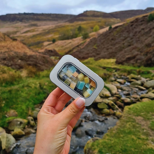 RAMBLERS' SOAP ~ Zero Waste Camping Gift ~ Single Use Soap Pieces In A Tin ~ Handmade, Natural Soap Bits for Walkers and Wanderers