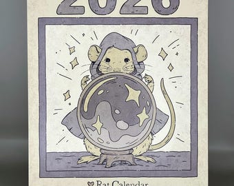 2026 Rat Wall Calendar