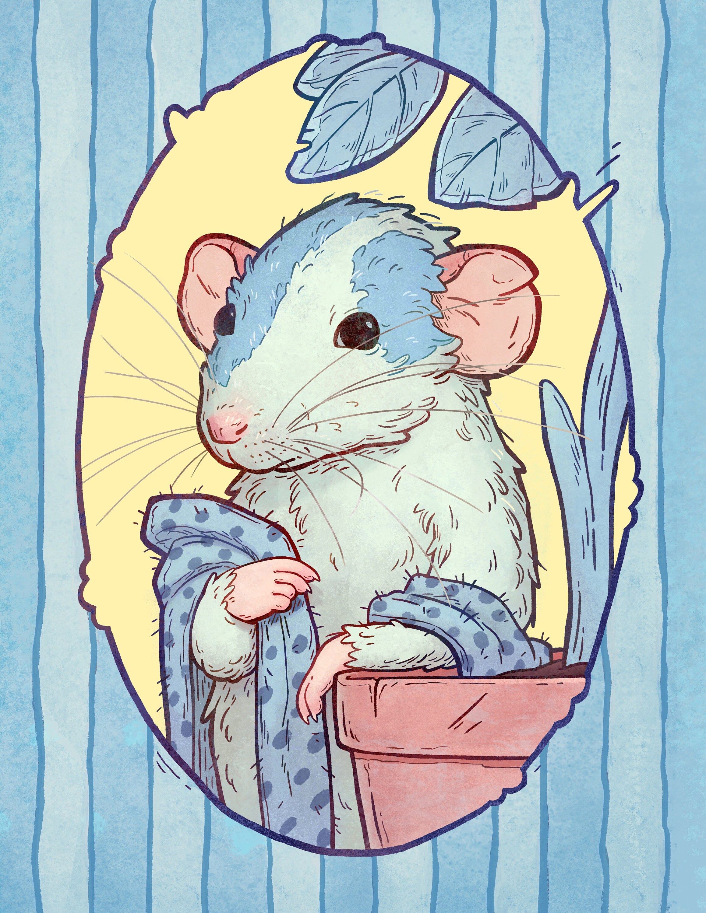 Portrait Of A Fancy Rat Art Print Whimsical Children Etsy Portrait Of A Fancy Rat Art Print Whimsical Children Etsy