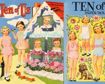 Basic paper doll Etsy graphic about Printable Vintage Paper Dolls known as Common paper doll Etsy