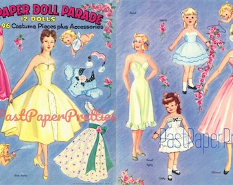 ebay vintage paper dolls