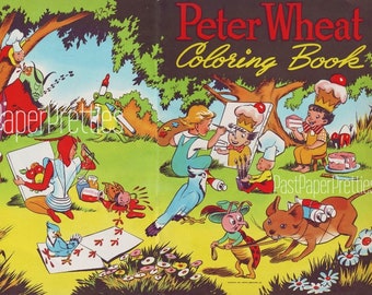 1950s Coloring Book Etsy