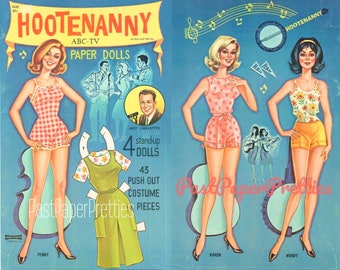 retro paper dolls
