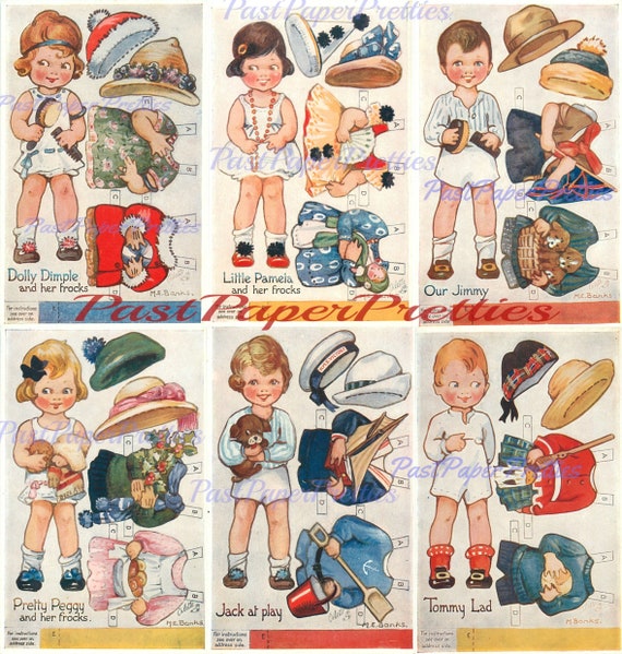 antique paper dolls