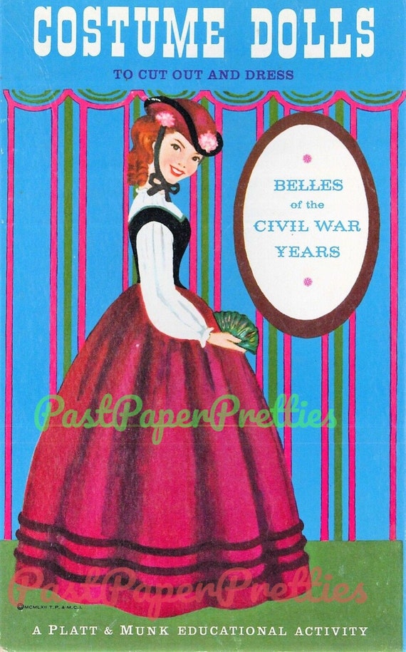 civil war paper dolls