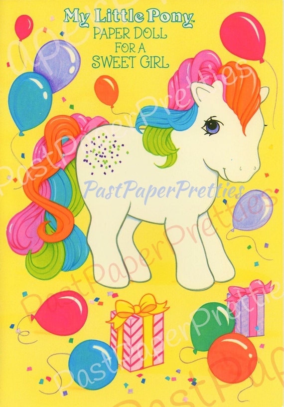 my little pony paper dolls