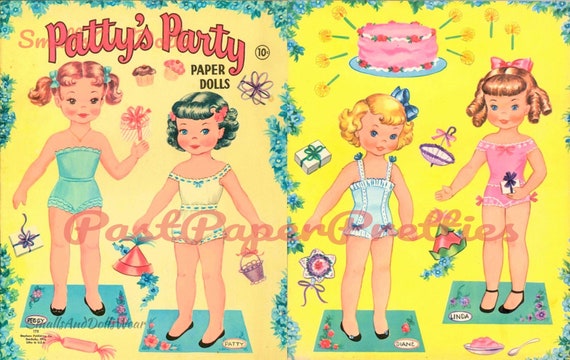 vintage paper dolls 1960s