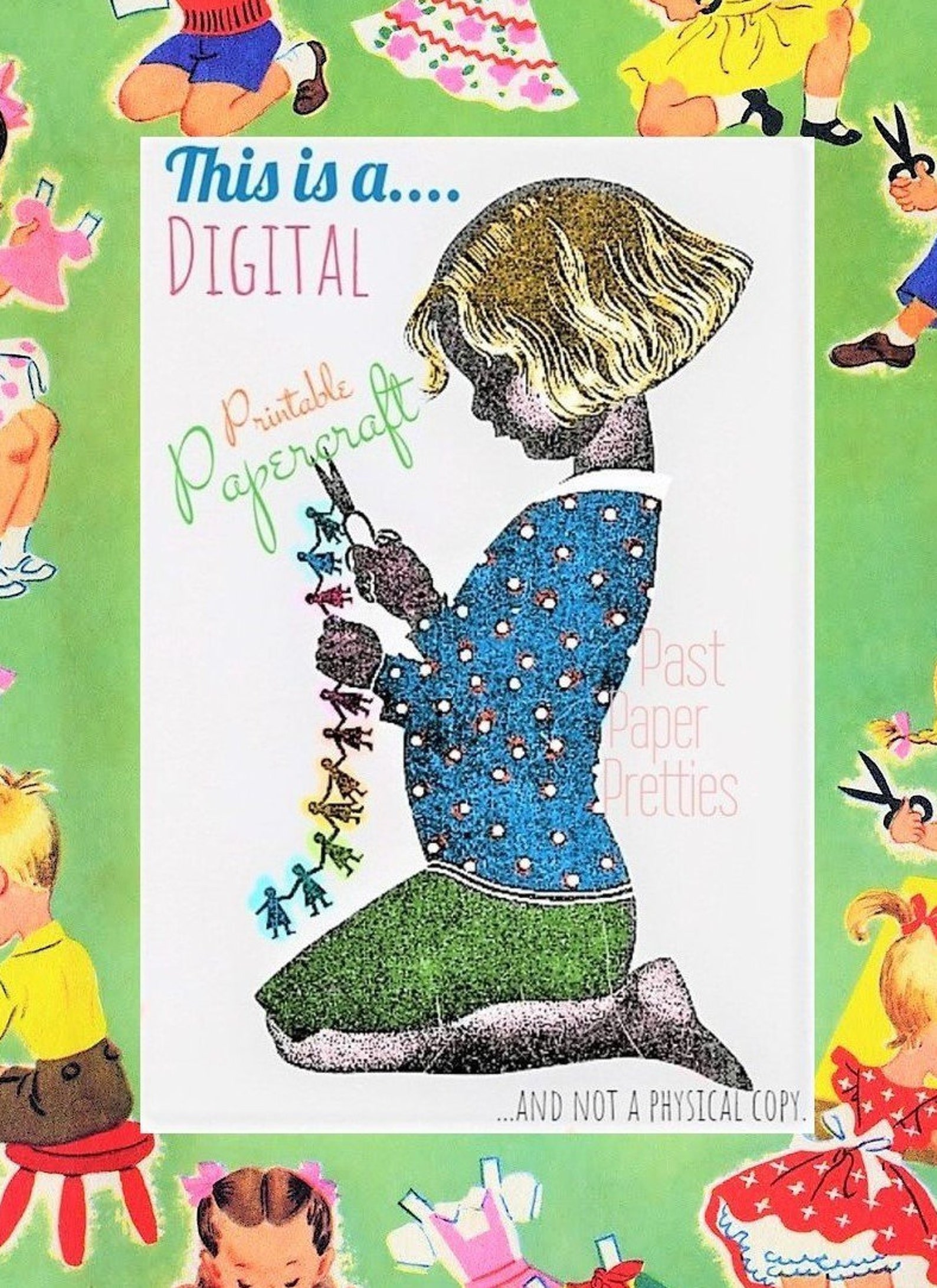 Vintage Betsy Mccall Paper Doll Story Book Retro 1954 PDF Etsy